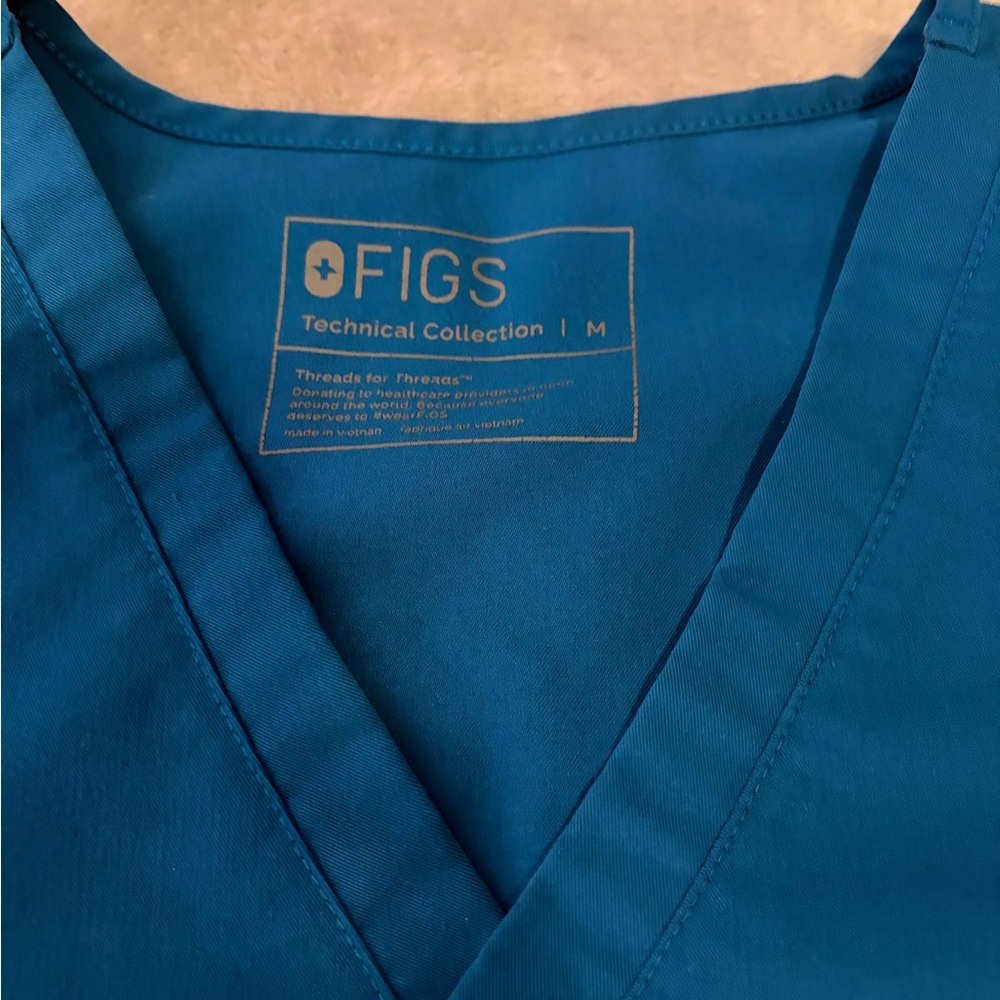 Figs Scrub Set - Alps Blue - Picture 4 of 7